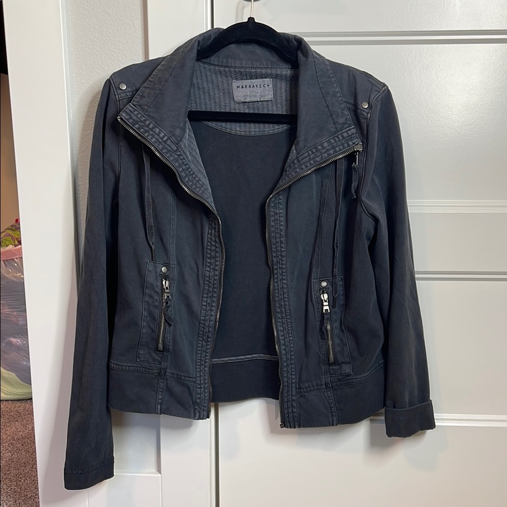Marrakech Anthropologie Black Women's Jacket - L